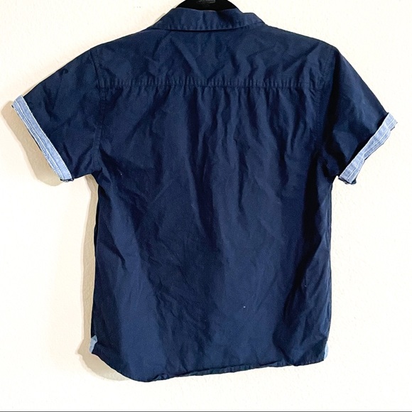 Boys Button down short sleeve casual shirt size 12 y by penguin - Picture 4 of 7